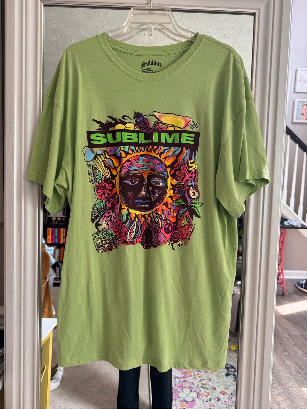 Sublime Graphic T-Shirt Dress Green